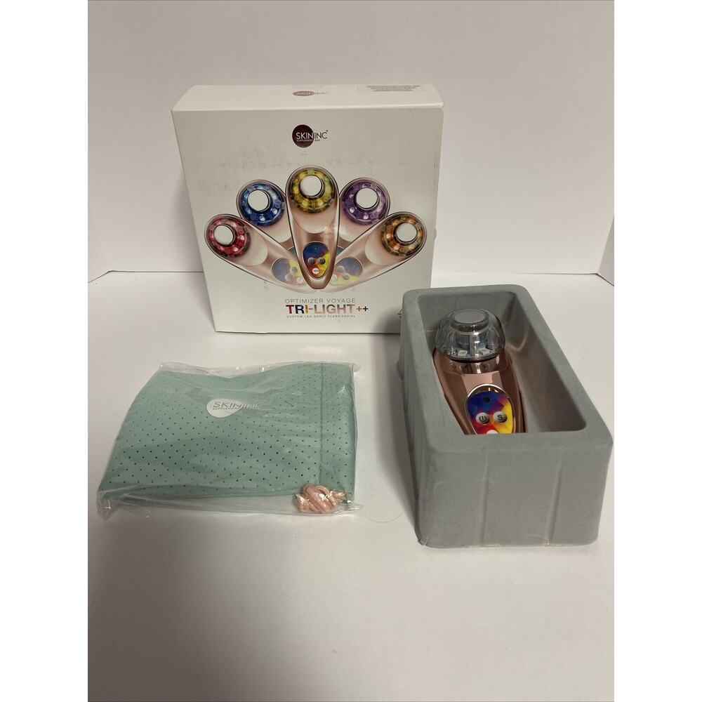 SKIN INC SUPPLEMENT BAR Optimizer Voyage Tri-Light Sonic LED Facial Missing USB